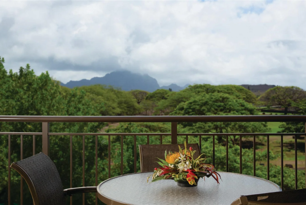 Marriott's Waiohai Beach Club Balcony