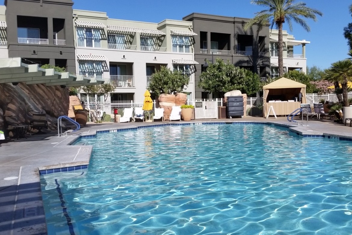 Marriott's Canyon Villas At Desert Ridge Pool in a Palm Desert