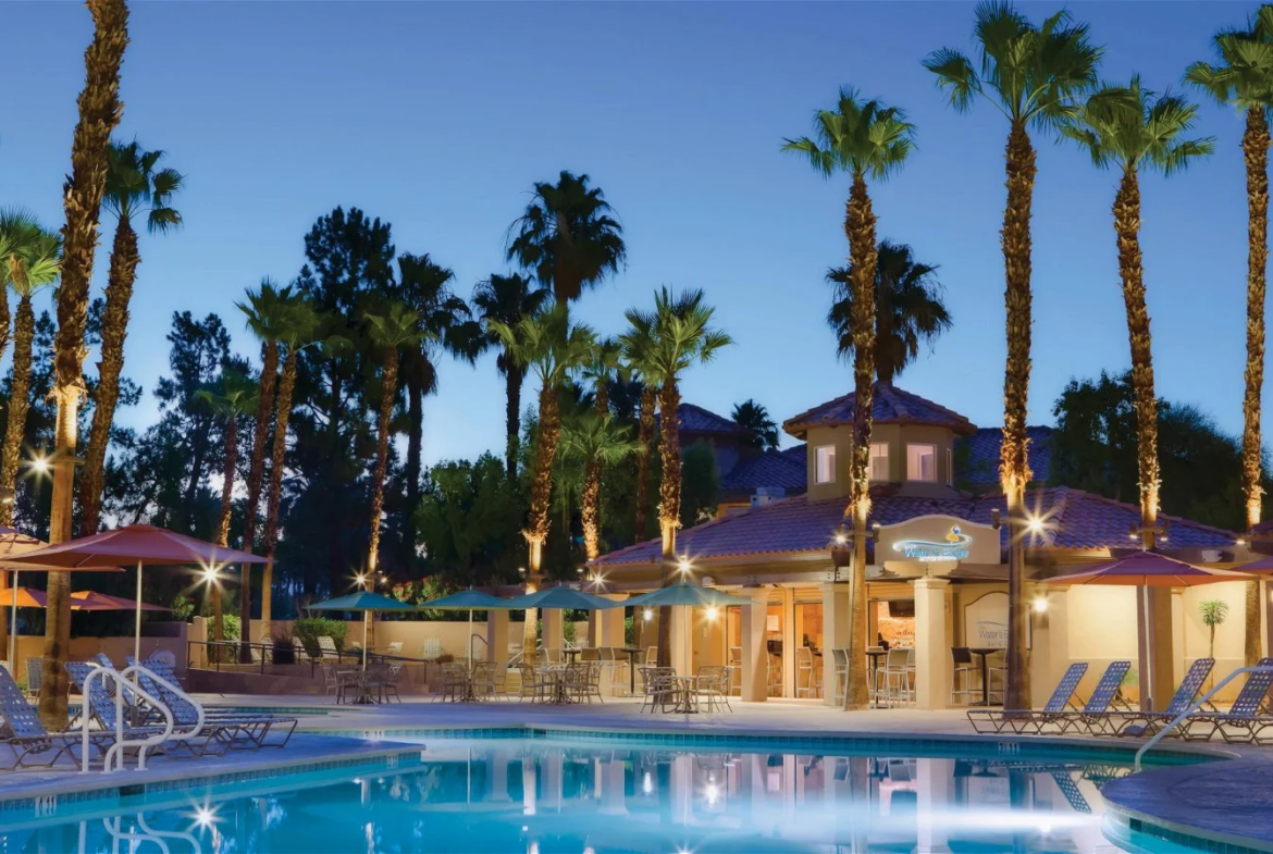 Swimming Pool at Night