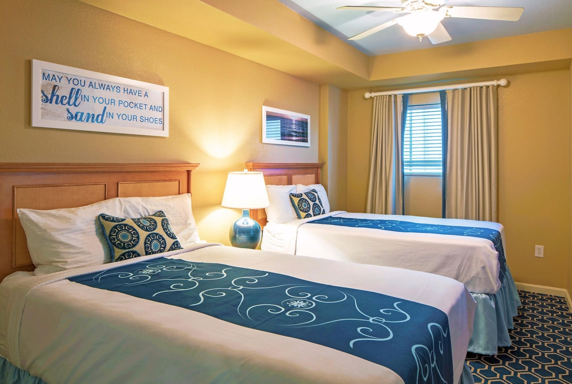 two bed in bedroom