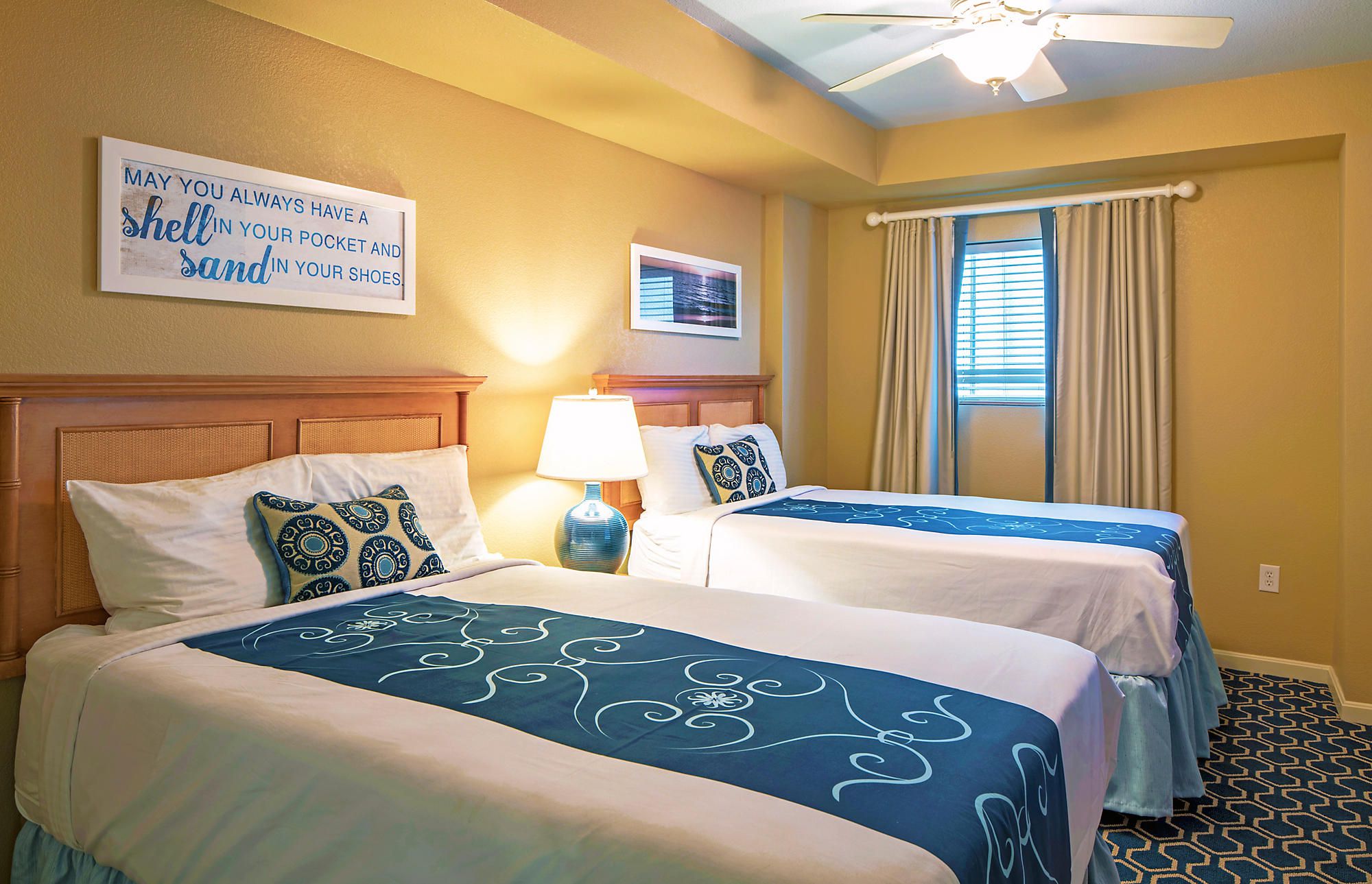 two bed in bedroom