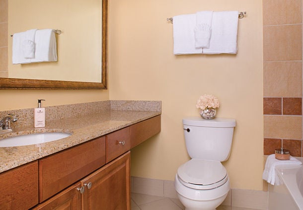 Marriott Harbour Pointe Shelter Cove bathroom