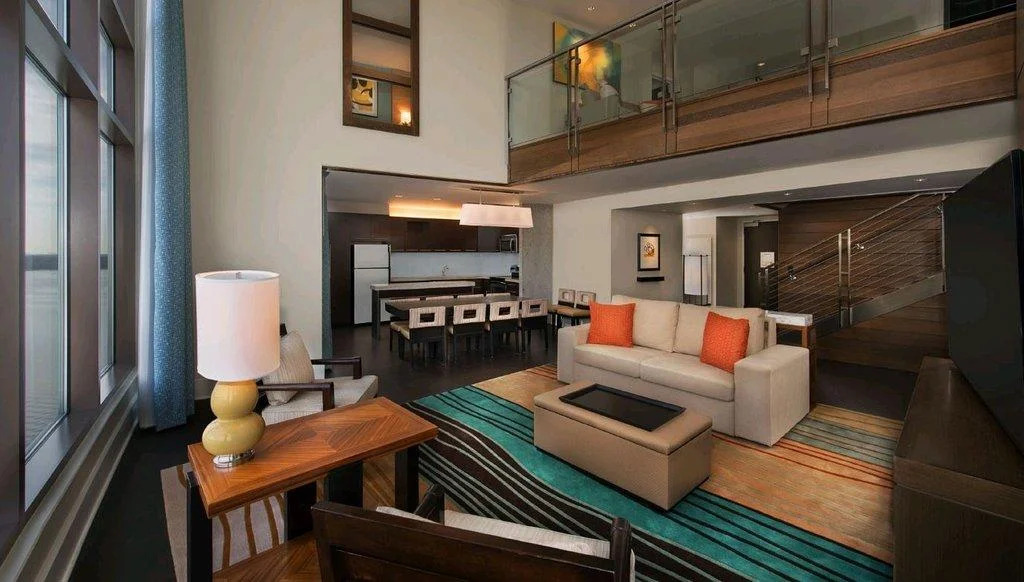 Living Area: Disney's Bay Lake Tower at the Contemporary