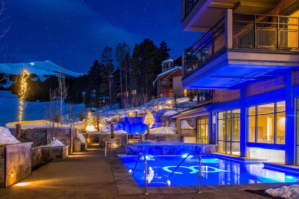 Pool at night