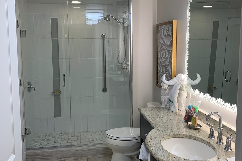 Bathroom with Stand Up Shower