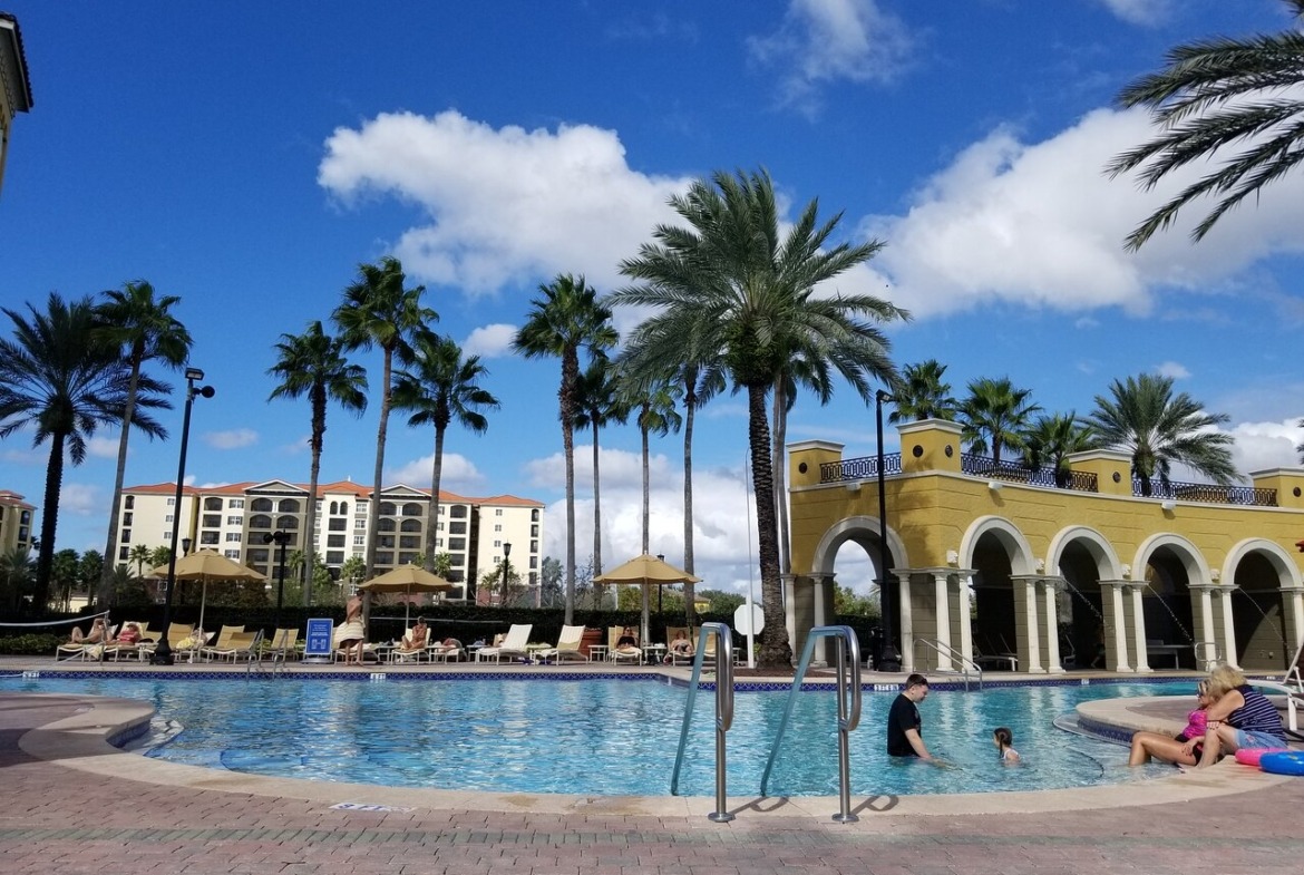 Hilton Grand Vacations at Tuscany Village Pool Area