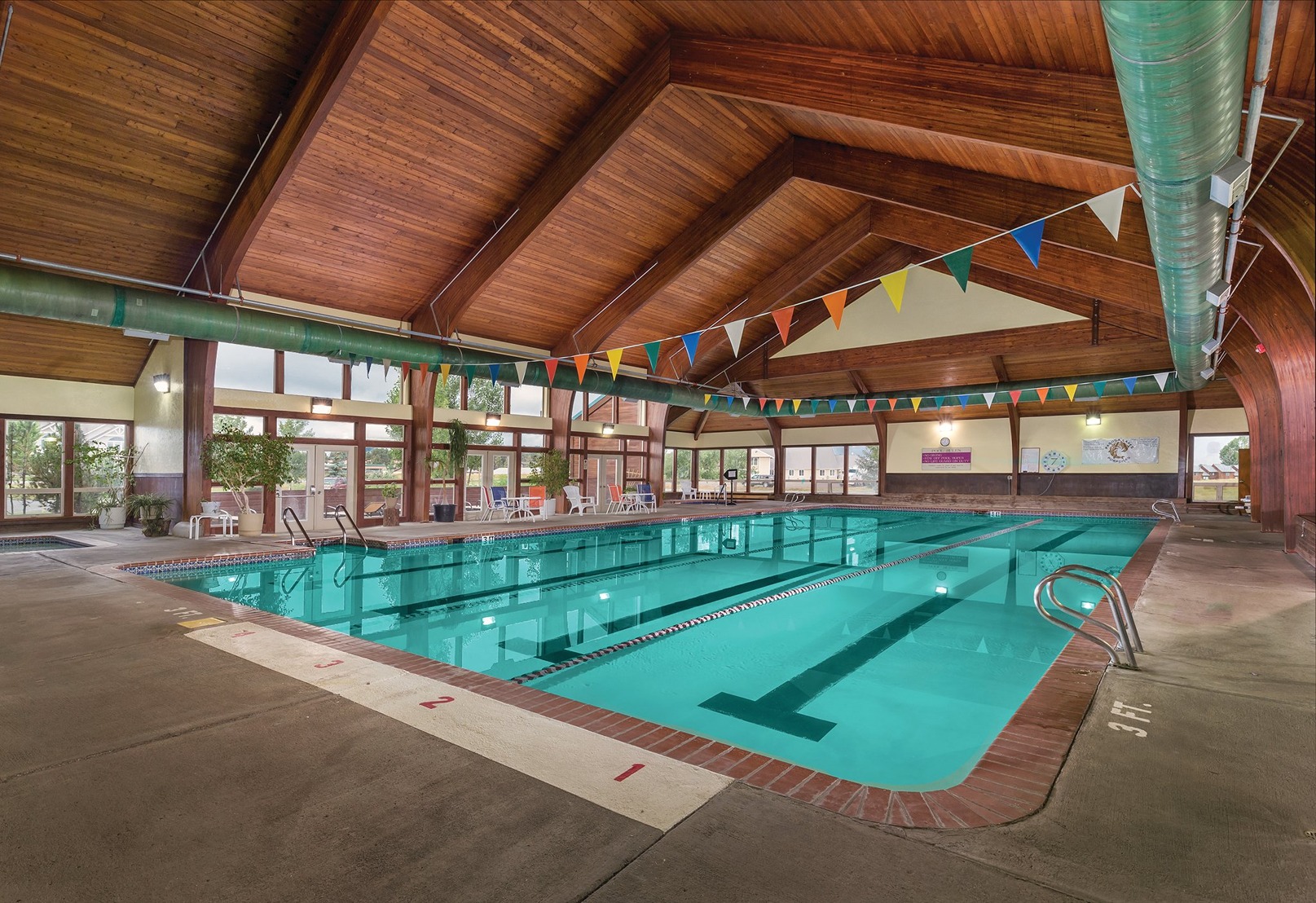 swimming pool and hot tub