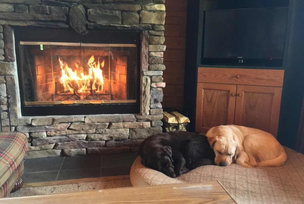 Rangeley Lake Resort Fireplace