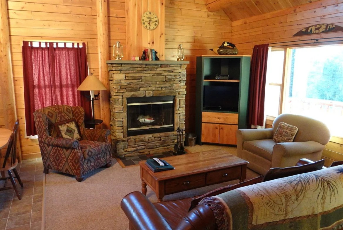 Rangeley Lake Resort Fireplace