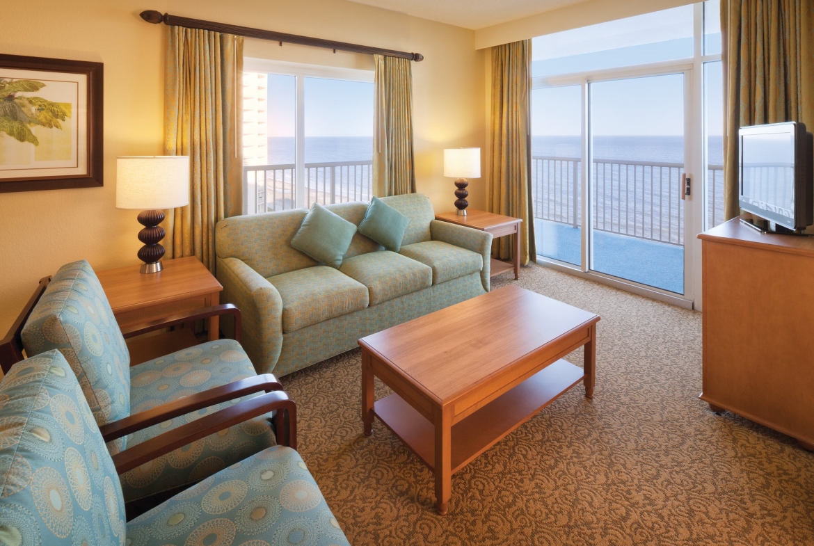 Wyndham Myrtle Beach At SeaWatch Resort living room