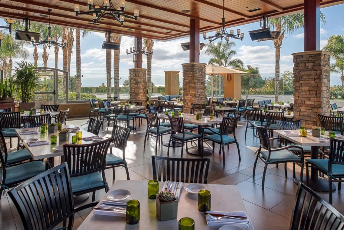 Restaurant with patio seating