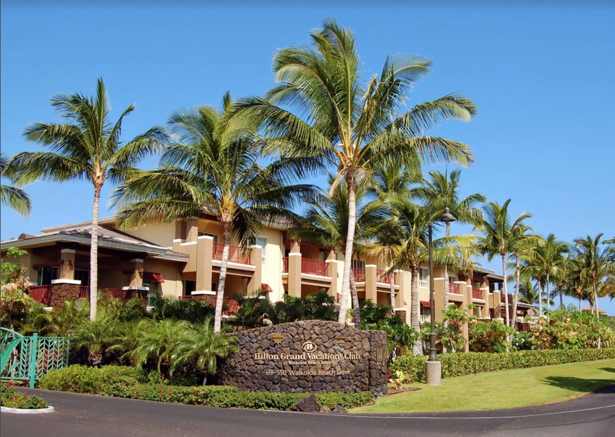 Kohala Suites sign