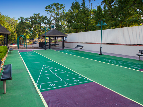 French Quarter shuffleboard