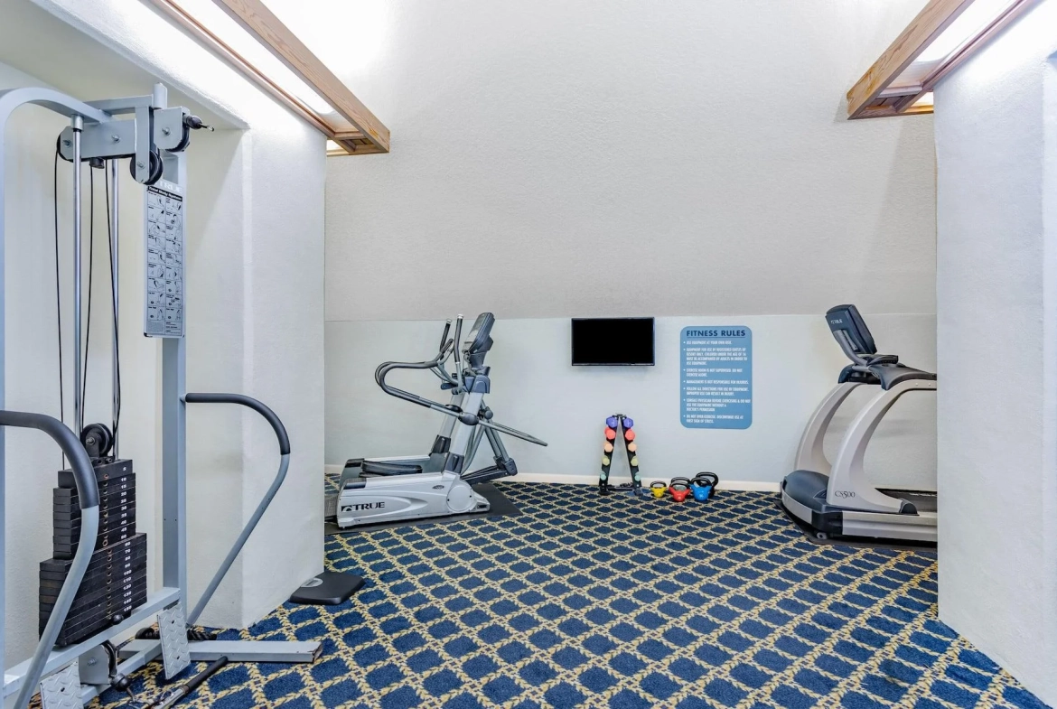 fitness center at Coconut Palms Beach Resort II