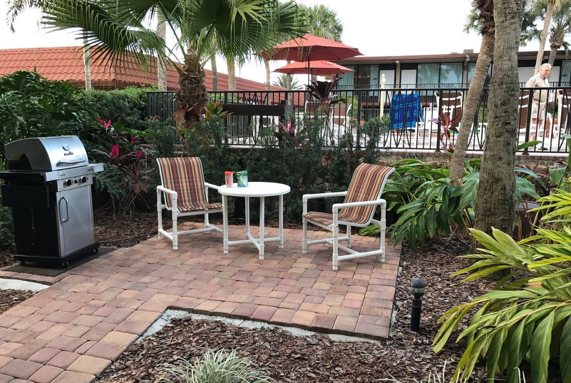 resort bbq area