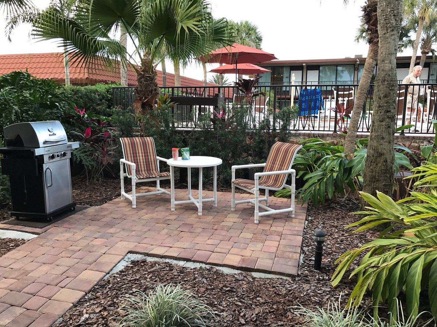resort bbq area