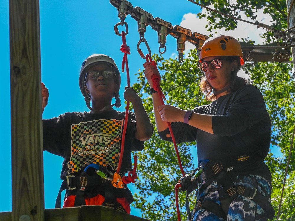 Ziplining