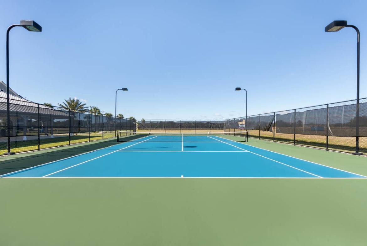 tennis courts